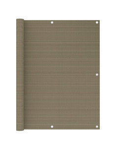 Paravento da Balcone Grigio Talpa 120x500 cm in HDPE