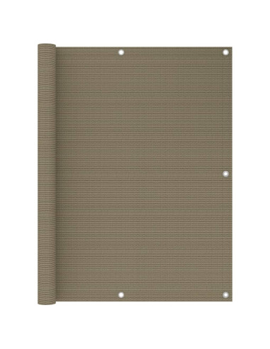 Paravento da Balcone Grigio Talpa 120x500 cm in HDPE