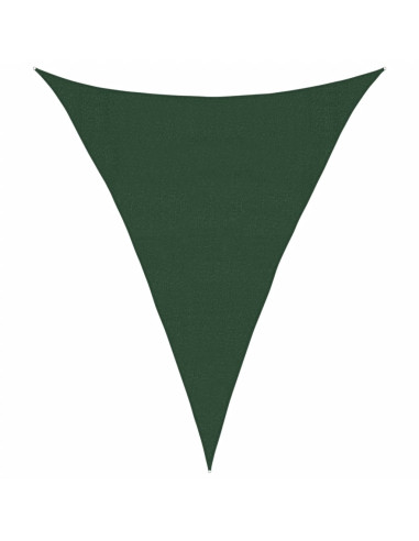 Vela Parasole 160 g/m² Verde Scuro 3x4x4 m in HDPE
