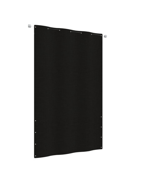 Paravento per Balcone Nero 140x240 cm in Tessuto Oxford