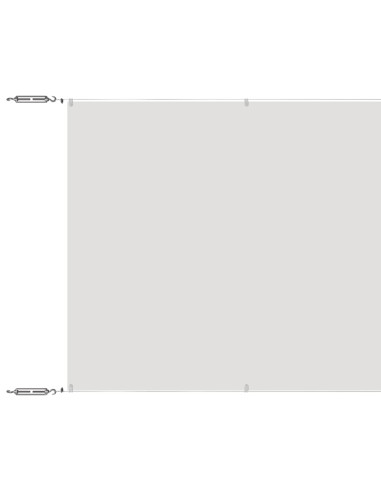 Paravento Verticale Bianco 180x1000 cm Tessuto Oxford