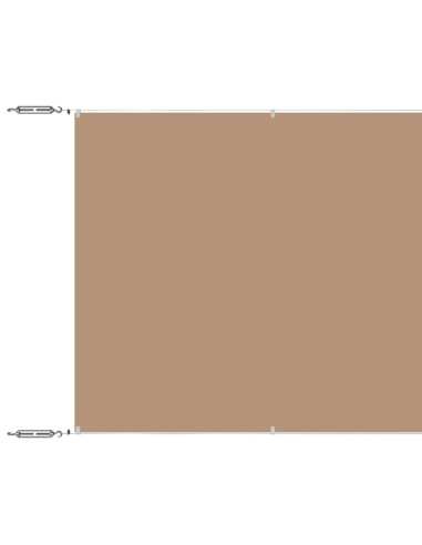 Paravento Verticale Tortora 180x1200 cm in Tessuto Oxford