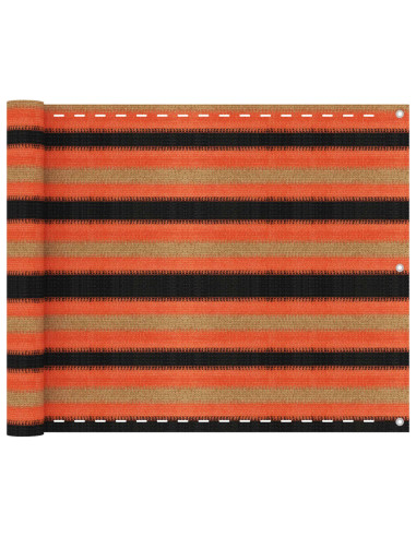 Paravento da Balcone Multicolore 75x400 cm in HDPE