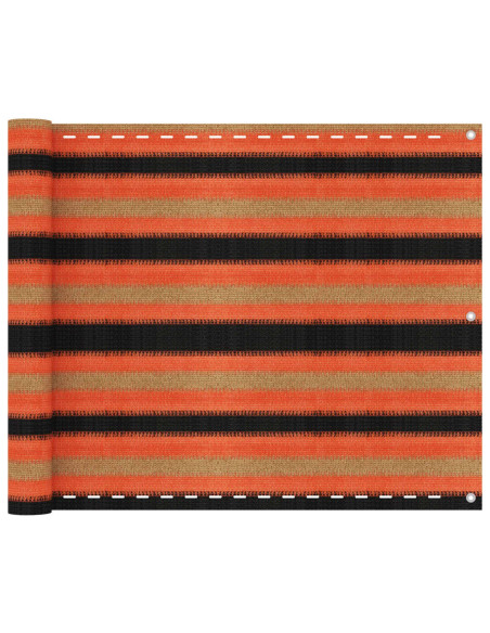 Paravento da Balcone Multicolore 75x400 cm in HDPE