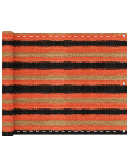 Paravento da Balcone Multicolore 75x500 cm in HDPE