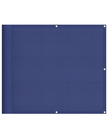 Paravento da Balcone Blu 90x1000 cm 100% Poliestere Oxford