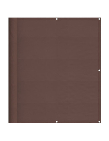 Paravento da Balcone Marrone 120x800 cm 100% Poliestere Oxford