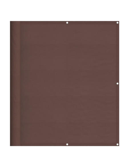 Paravento da Balcone Marrone 120x800 cm 100% Poliestere Oxford