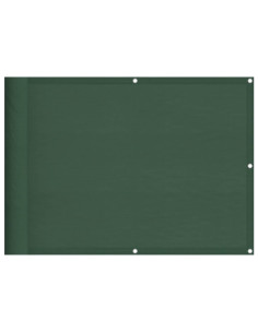 Paravento Balcone Verde Scuro 75x800 cm 100% Poliestere Oxford