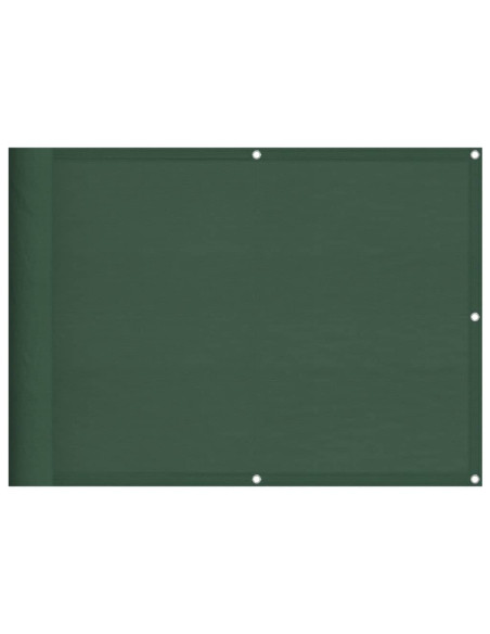 Paravento Balcone Verde Scuro 75x800 cm 100% Poliestere Oxford