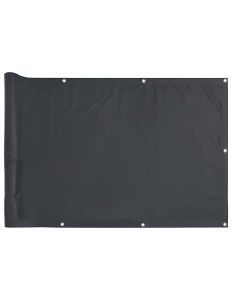 Paravento da Balcone Antracite 300x90 cm in PVC