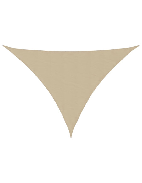 Parasole a Vela Oxford Triangolare 3x3x4,24 m Beige