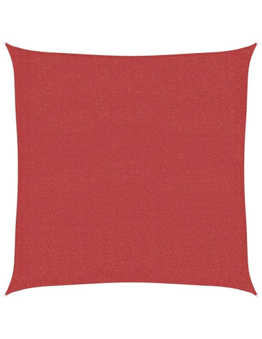 Vela Parasole 160 g/m² Rossa 2x2 m in HDPE