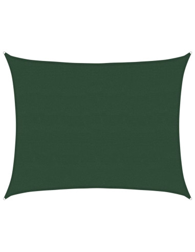 Vela Parasole 160 g/m² Verde Scuro 6x7 m in HDPE