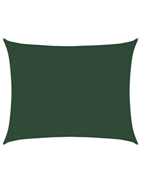 Vela Parasole 160 g/m² Verde Scuro 6x7 m in HDPE