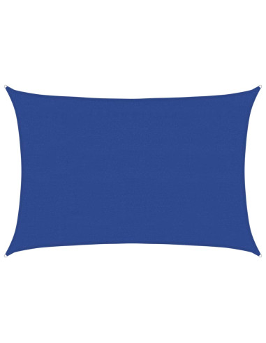 Vela Parasole 160 g/m² Rettangolare Blu 4x6 m in HDPE