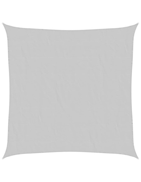 Vela Parasole Grigio Chiaro 6x6 m 100% Poliestere Oxford