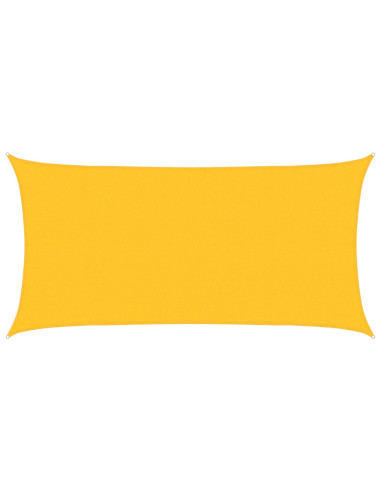 Vela Parasole 160 g/m² Rettangolare Giallo 2x3,5 m in HDPE