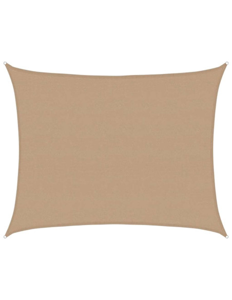 Vela Parasole 160 g/m² Tortora 6x7 m in HDPE