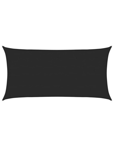 Vela Parasole 160 g/m² Nera 4x7 m in HDPE