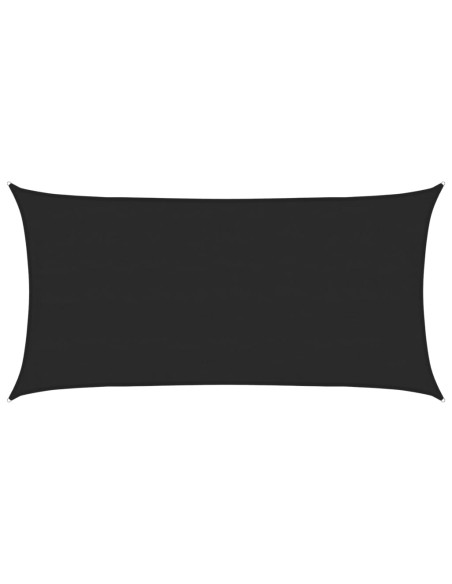 Vela Parasole 160 g/m² Nera 4x7 m in HDPE