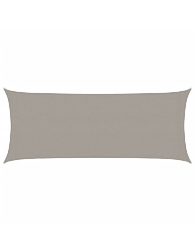 Vela Parasole 160 g/m² Rettangolare Grigio Chiaro 2x4,5 m HDPE