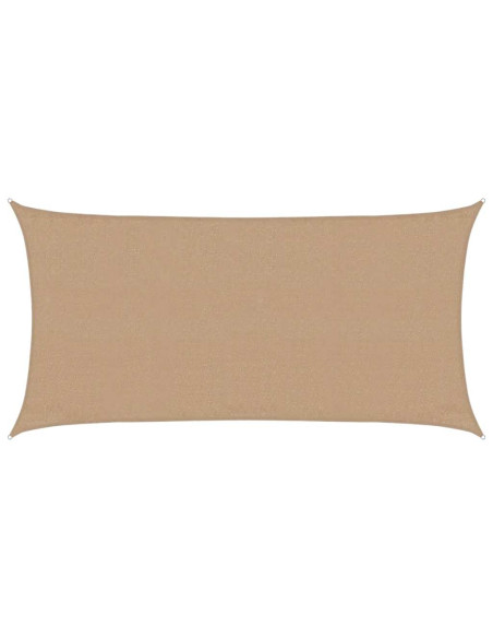 Vela Parasole 160 g/m² Tortora 3x6 m in HDPE