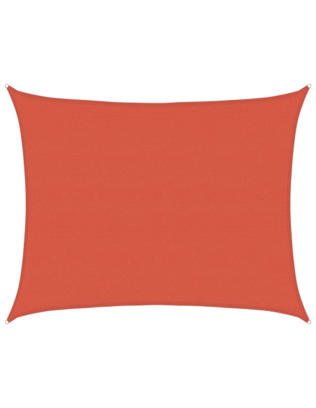 Vela Parasole 160 g/m² Terracotta 6x8 m in HDPE