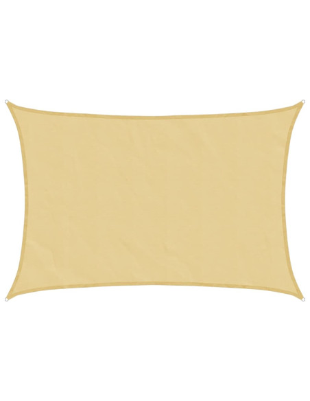 Vela Parasole Sabbia 3,5x2,5 m 100% Poliestere Oxford