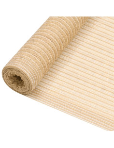 Rete per Privacy Beige 1x25 m in HDPE 150 g/m²