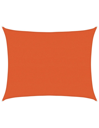 Vela Parasole 160 g/m² Rettangolare Arancione 6x8 m in HDPE