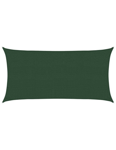 Vela Parasole 160 g/m² Verde Scuro 2x3,5 m in HDPE