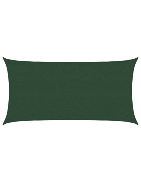 Vela Parasole 160 g/m² Verde Scuro 2x3,5 m in HDPE