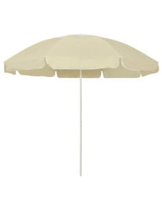 Ombrellone da Spiaggia Giallo Sabbia 240 cm