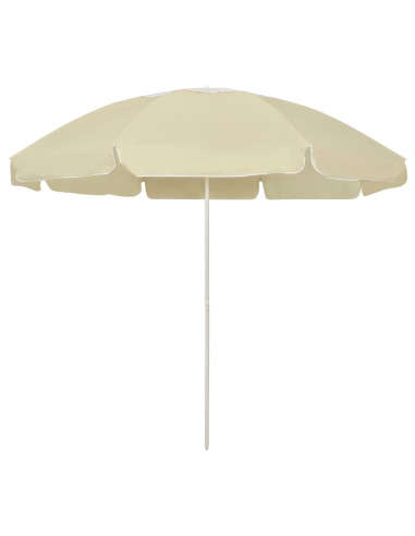 Ombrellone da Spiaggia Giallo Sabbia 240 cm