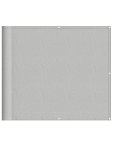 Paravento Balcone Grigio chiaro 90x700cm 100% Poliestere Oxford