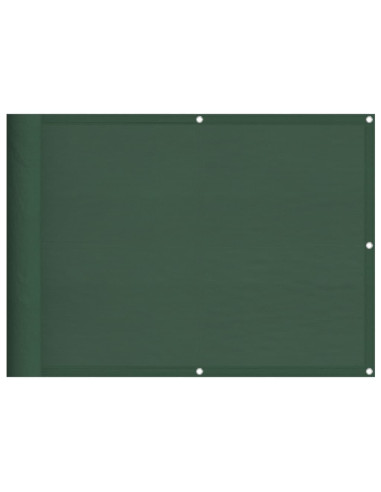 Paravento Balcone Verde Scuro 75x1000 cm 100% Poliestere Oxford