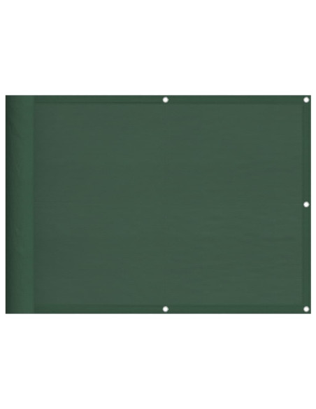 Paravento Balcone Verde Scuro 75x1000 cm 100% Poliestere Oxford