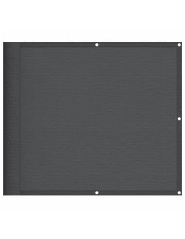 Paravento da Balcone Antracite 90x1000cm 100% Poliestere Oxford