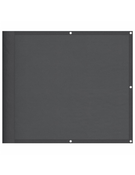 Paravento da Balcone Antracite 90x1000cm 100% Poliestere Oxford