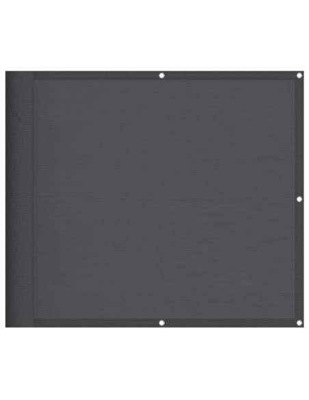 Paravento da Balcone Antracite 90x700 cm 100% Poliestere Oxford