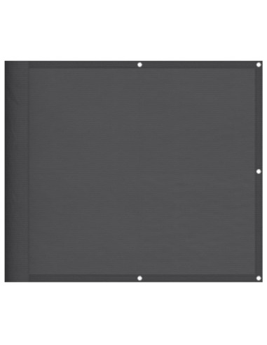 Paravento da Balcone Antracite 90x800 cm 100% Poliestere Oxford