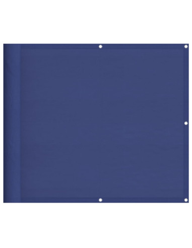 Paravento da Balcone Blu 90x800 cm 100% Poliestere Oxford