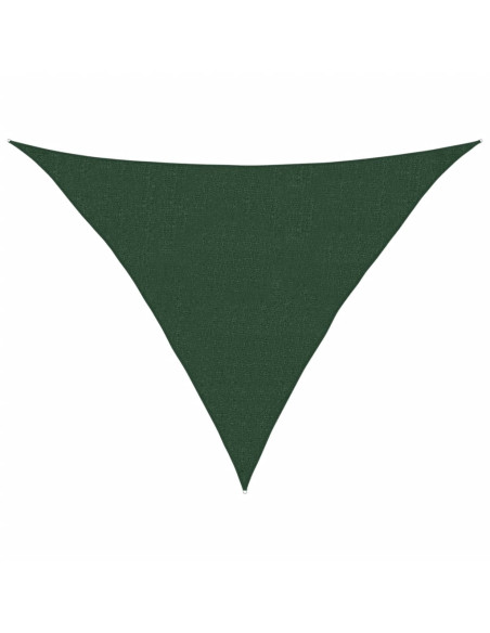 Vela Parasole 160 g/m² Verde Scuro 2,5x2,5x3,5 m in HDPE