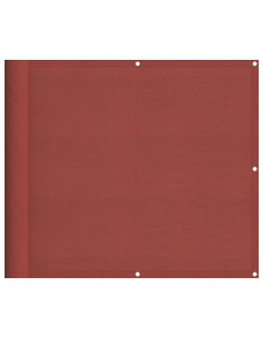 Paravento da Balcone Terracotta 90x700cm 100% Poliestere Oxford
