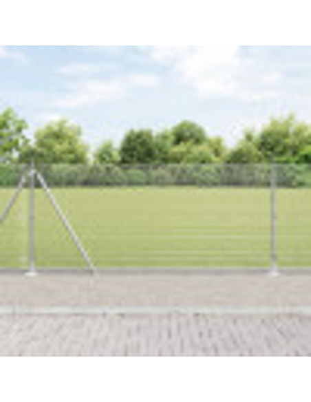 Palo della recinzione Argento