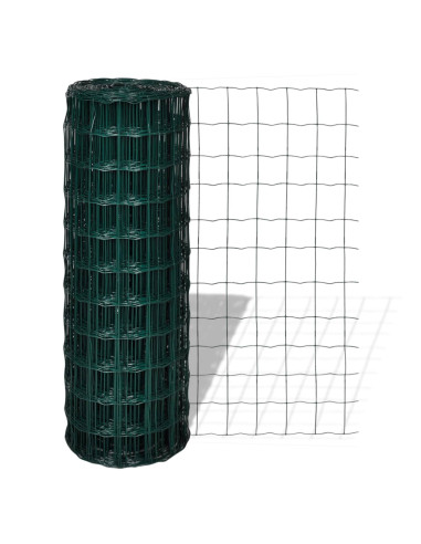 Recinzione Euro Verde 1000 x 180 cm Ferro rivestito in PVC