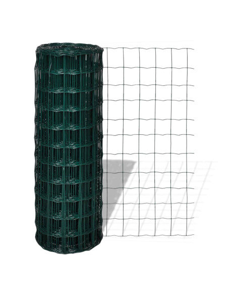 Recinzione Euro Verde 1000 x 180 cm Ferro rivestito in PVC