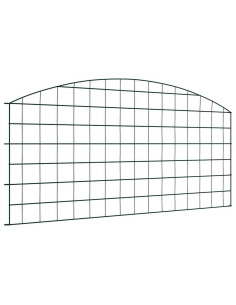 Set di Recinzione per Stagno 5 pcs Verde 100 x 50 cm Acciaio