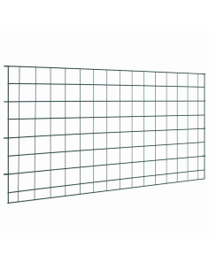 Set di Recinzione per Stagno 5 pcs Verde 100 x 50 cm Acciaio